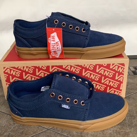 VANS CHUKKA LOW DRESS BLUES/GUM WMNS - Picture 3 of 15